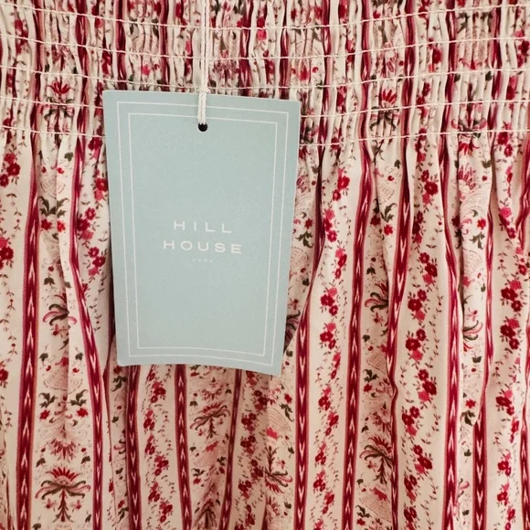 Hill House Pink Floral Smocked Tiered Maxi Dress - Picture 7 of 8